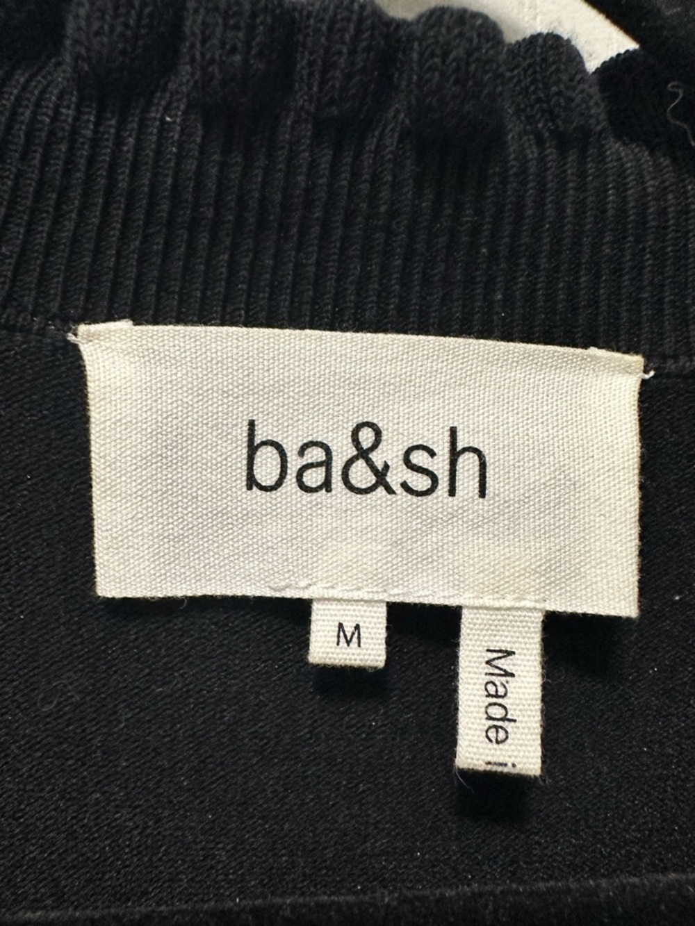 ba&sh Seoul Jumper in Noir Black - Picture 5 of 7